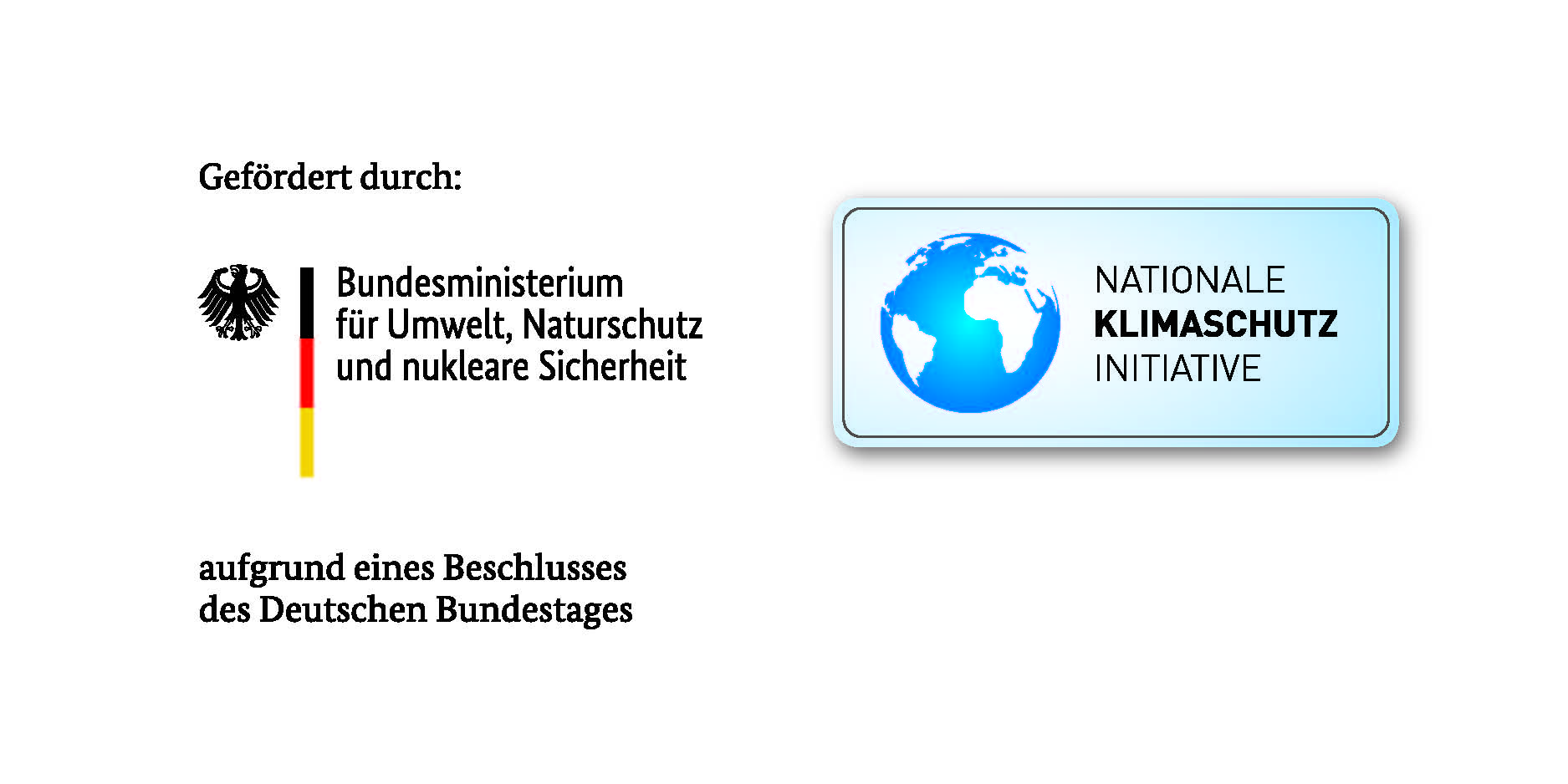Logo NKI Forderhinweis Logo Kombination NKI und BMU