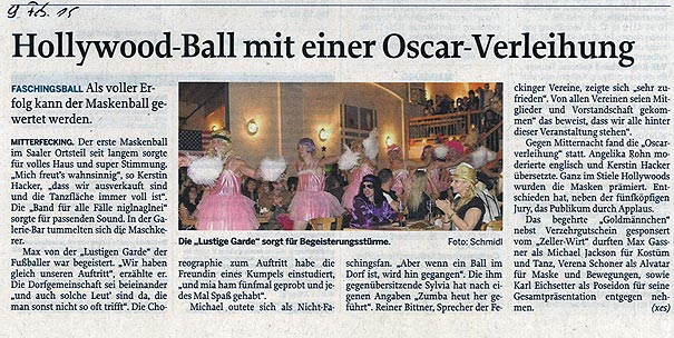 Faschingsball der Vereine