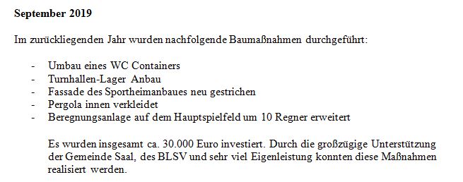 umbauten