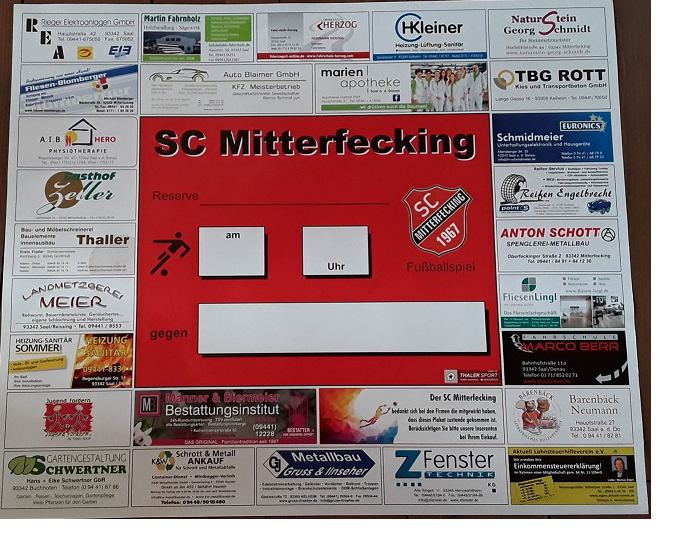 werbeplakat sponsoren